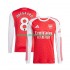 Camisola Arsenal Martin Odegaard 8 Homem Equipamento Primeiro 2025-2026 Manga Comprida